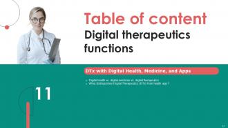 Digital Therapeutics Functions Powerpoint Presentation Slides Appealing Analytical