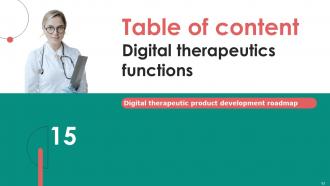 Digital Therapeutics Functions Powerpoint Presentation Slides Template Professionally