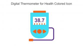 Digital Thermometer For Health Colored Icon In Powerpoint Pptx Png And Editable Eps Format