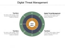 Digital threat management ppt powerpoint presentation deck cpb
