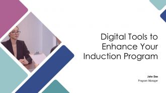 Digital Tools To Enhance Your Induction Program PPT Example AT