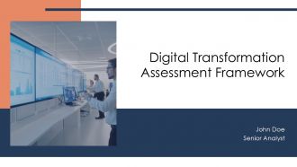 Digital Transformation Assessment Framework PPT Mockup AT