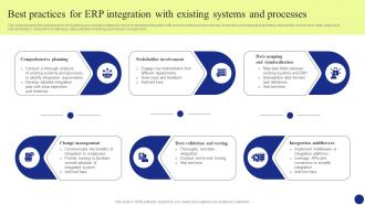 Digital Transformation Best Practices For Erp Integration With Existing Systems And Processes DT SS