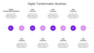 Digital Transformation Business In Powerpoint And Google Slides Cpb