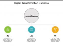 Digital transformation business ppt powerpoint presentation file slideshow cpb
