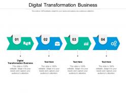 Digital transformation business ppt powerpoint presentation professional templates cpb