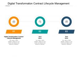 Digital transformation contract lifecycle management ppt powerpoint inspiration cpb