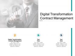 Digital transformation contract management ppt powerpoint presentation summary cpb