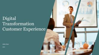 Digital Transformation Customer Experience PPT Template AT