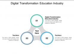 Digital transformation education industry ppt powerpoint templates cpb