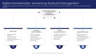 Digital Transformation Enhancing Financial Management