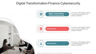 Digital Transformation Finance Cybersecurity In Powerpoint And Google Slides Cpb