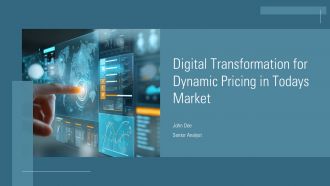 Digital Transformation For Dynamic Pricing In Todays Market PPT Outline ACP
