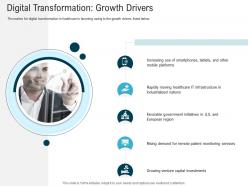 Digital transformation growth drivers digital healthcare planning and strategy ppt demonstration