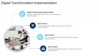 Digital Transformation Implementation In Powerpoint And Google Slides Cpb