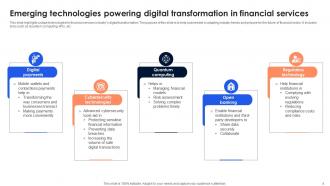Digital Transformation In Financial Services Powerpoint Ppt Template Bundles Good Idea