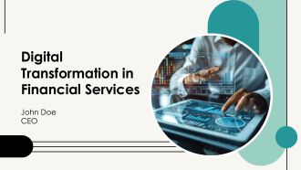 Digital Transformation In Financial Services PPT Outline AT
