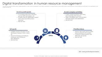 Digital Transformation In Human Resource Management
