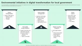 Digital Transformation In Local Government Powerpoint PPT Template Bundles Professionally Best