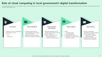 Digital Transformation In Local Government Powerpoint PPT Template Bundles Attractive Best