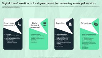 Digital Transformation In Local Government Powerpoint PPT Template Bundles Engaging Best