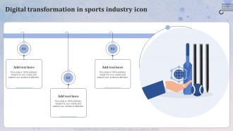 Digital Transformation In Sports Industry Icon