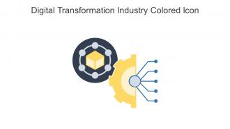 Digital Transformation Industry Colored Icon In Powerpoint Pptx Png And Editable Eps Format
