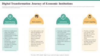 Digital Transformation Journey Of Economic Institutions
