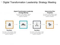 Digital transformation leadership strategy meeting sales action plan templates cpb