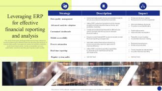 Digital Transformation Leveraging Erp For Effective Financial Reporting And Analysis DT SS