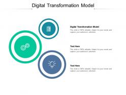 Digital transformation model ppt powerpoint presentation slides graphics example cpb