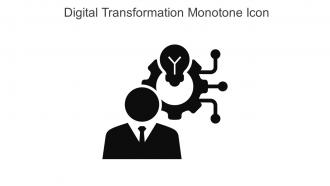 Digital Transformation Monotone Icon In Powerpoint Pptx Png And Editable Eps Format