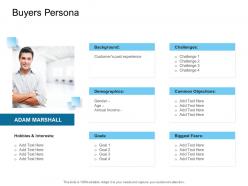 Digital transformation of client onboarding process buyers persona goals ppt slides