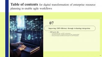 Digital Transformation of Enterprise Resource Planning to Enable Agile Workflows DT CD Impressive Template