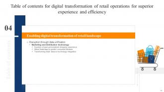 Digital Transformation Of Retail Operations For Superior Experience And Efficiency DT CD Idea Attractive