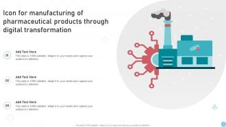 Digital Transformation Pharmaceutical Manufacturing Powerpoint Ppt Template Bundles