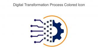 Digital Transformation Process Colored Icon In Powerpoint Pptx Png And Editable Eps Format