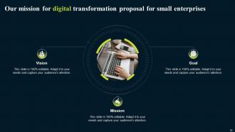Digital Transformation Proposal for Small Enterprises powerpoint presentation slides Slides Attractive