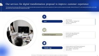 Digital Transformation Proposal To Improve Customer Experience Powerpoint Presentation Slides Editable Aesthatic