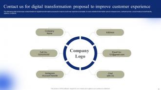 Digital Transformation Proposal To Improve Customer Experience Powerpoint Presentation Slides Appealing Aesthatic