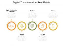 Digital transformation real estate ppt powerpoint presentation inspiration design ideas cpb