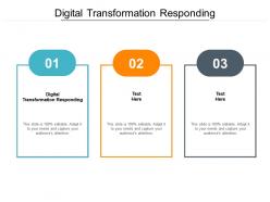 Digital transformation responding ppt powerpoint presentation infographic template slide cpb