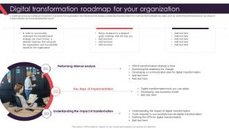 Digital Transformation Roadmap For Your Organization Transformation Management