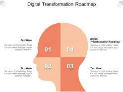 Digital transformation roadmap ppt powerpoint presentation gallery graphics template cpb