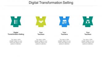 Digital transformation selling ppt powerpoint presentation summary diagrams cpb