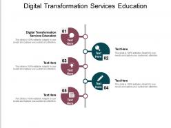 Digital transformation services education ppt powerpoint presentation file summary cpb