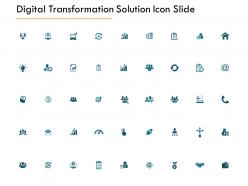 Digital transformation solution icon slide technology growth c280 ppt powerpoint presentation themes