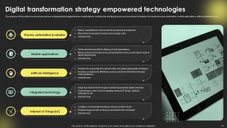 Digital Transformation Strategies To Automate Organizational Processes Strategy CD Analytical Designed