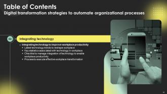 Digital Transformation Strategies To Automate Organizational Processes Strategy CD Captivating Designed