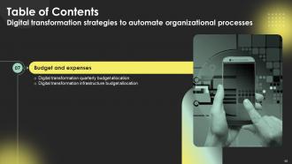 Digital Transformation Strategies To Automate Organizational Processes Strategy CD Idea Colorful